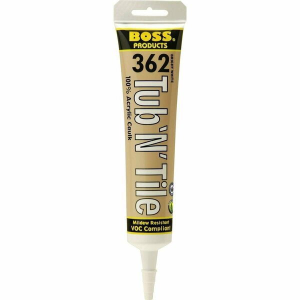 Swivel 142257 5.5 oz Sil Acrylic Latex Tub N Tile Sealant, Bright White SW3597800